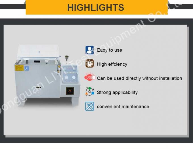 ল্যাব সাইক্লিক ক্ষয় সিমুলেট সল্ট ফগ টেস্টার সল্ট স্প্রে চেম্বার 2