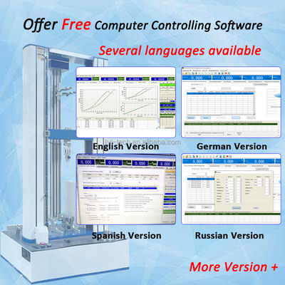 Single Column Universal Testing Machine with 850mm Stroke and IP56 Protection for Material Testing