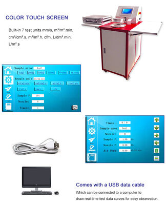 লিই ল্যাবরেটরি টেক্সটাইল ডিজিটাল ফ্যাব্রিক এয়ার পারমিয়াবিলিটি টেস্টার